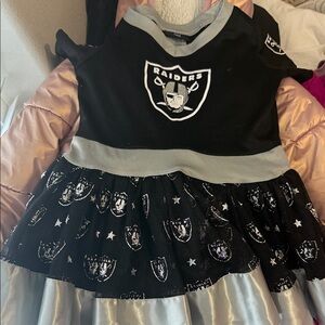 NFL Kids Dress - Black and Gray